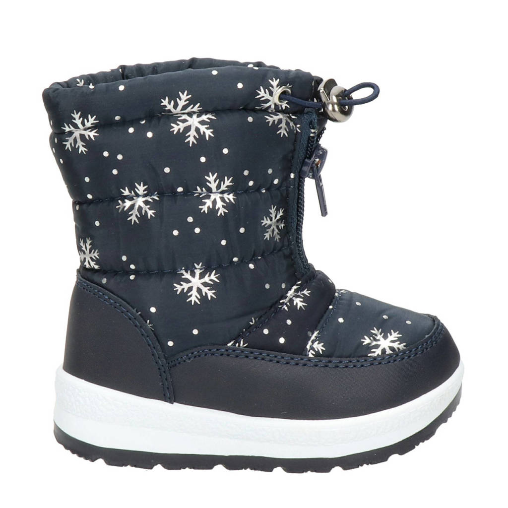 Snow Fun snowboots blauw/wit