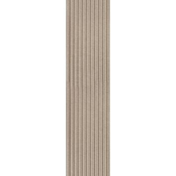 Viltpaneel met golf taupe 240x55 cm, dikte 3,5 mm, 2,64 m²