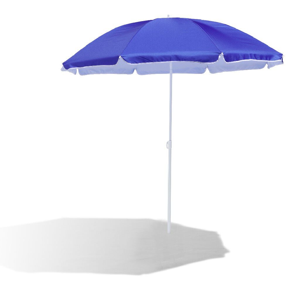 Parasol de plage inclinable Sun bleu