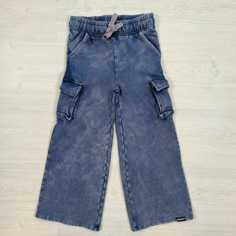Long & Wide pants - Denim wash