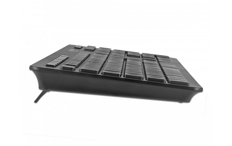 Funk-Tastatur 12004 Wireless SilentKabelloses Keyboard mit lautlosen Tasten