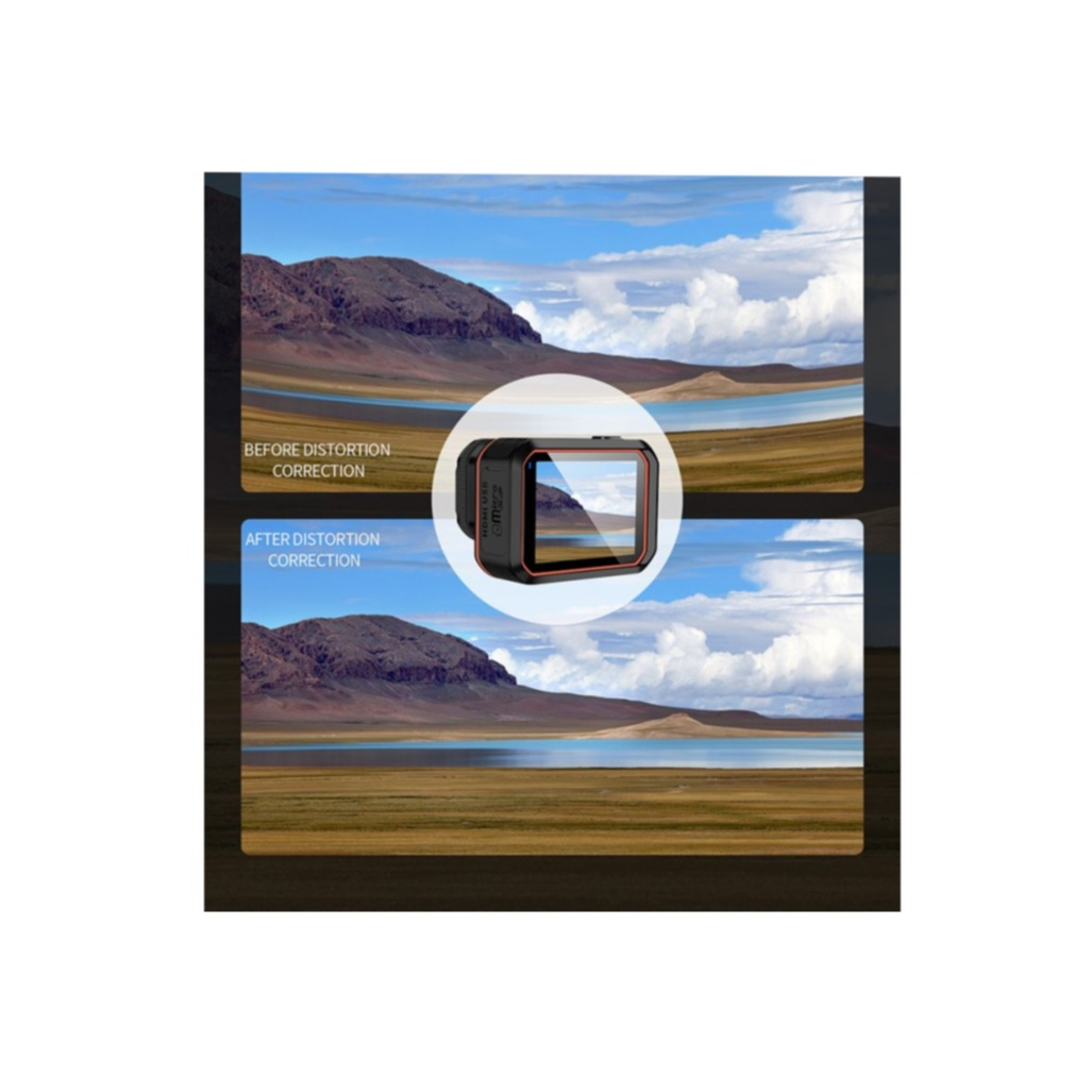 4K@60fps Ultra HD Action Cam WiFi Kamera 170° Weitwinkel 2“ IPS Display Micro SD Kartenslot und Fernauslöser   Halterungen (IP44) - Schwarz