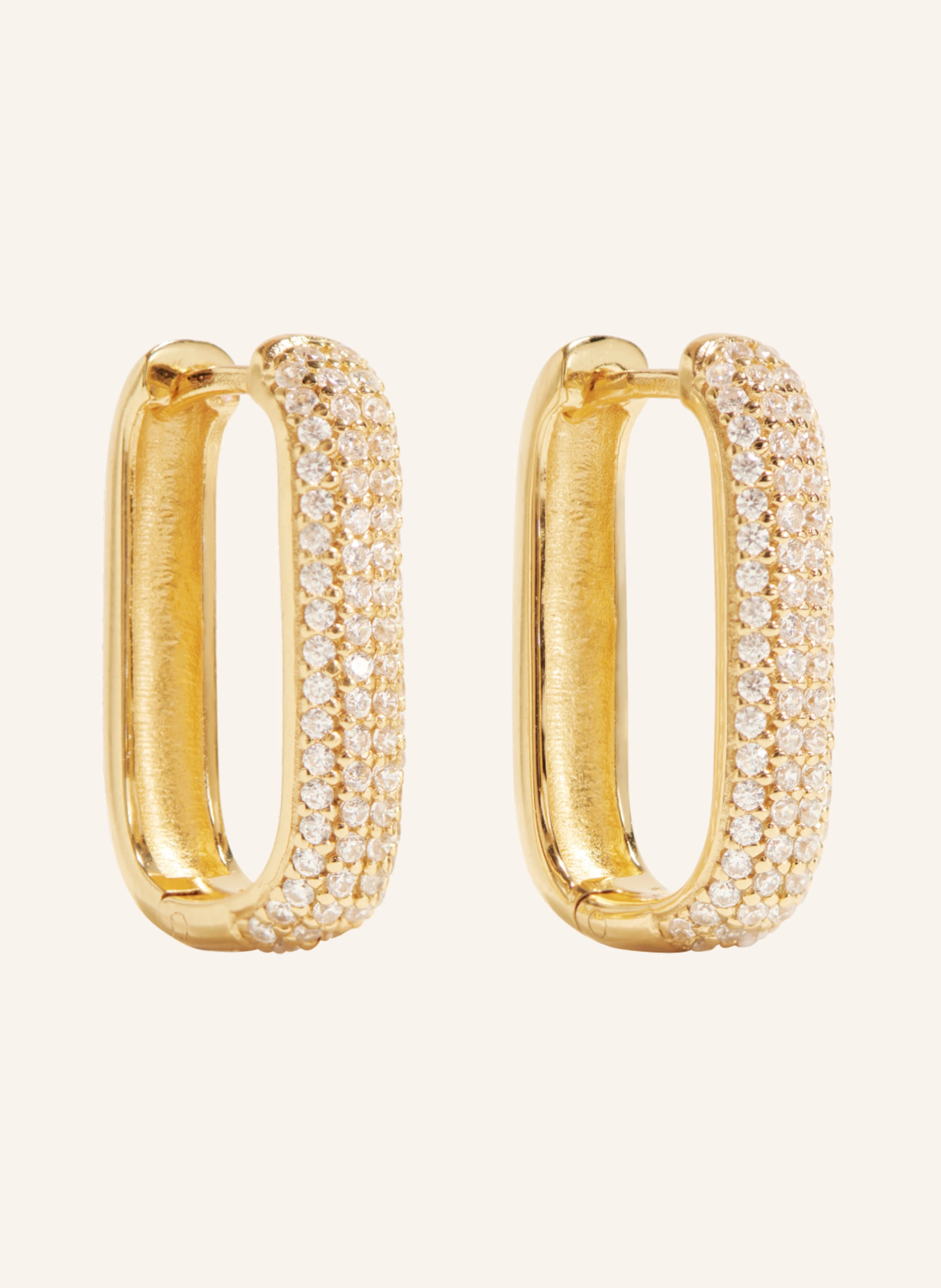 Pompidou Ohrringe CHLOE PAVé by GLAMBOU