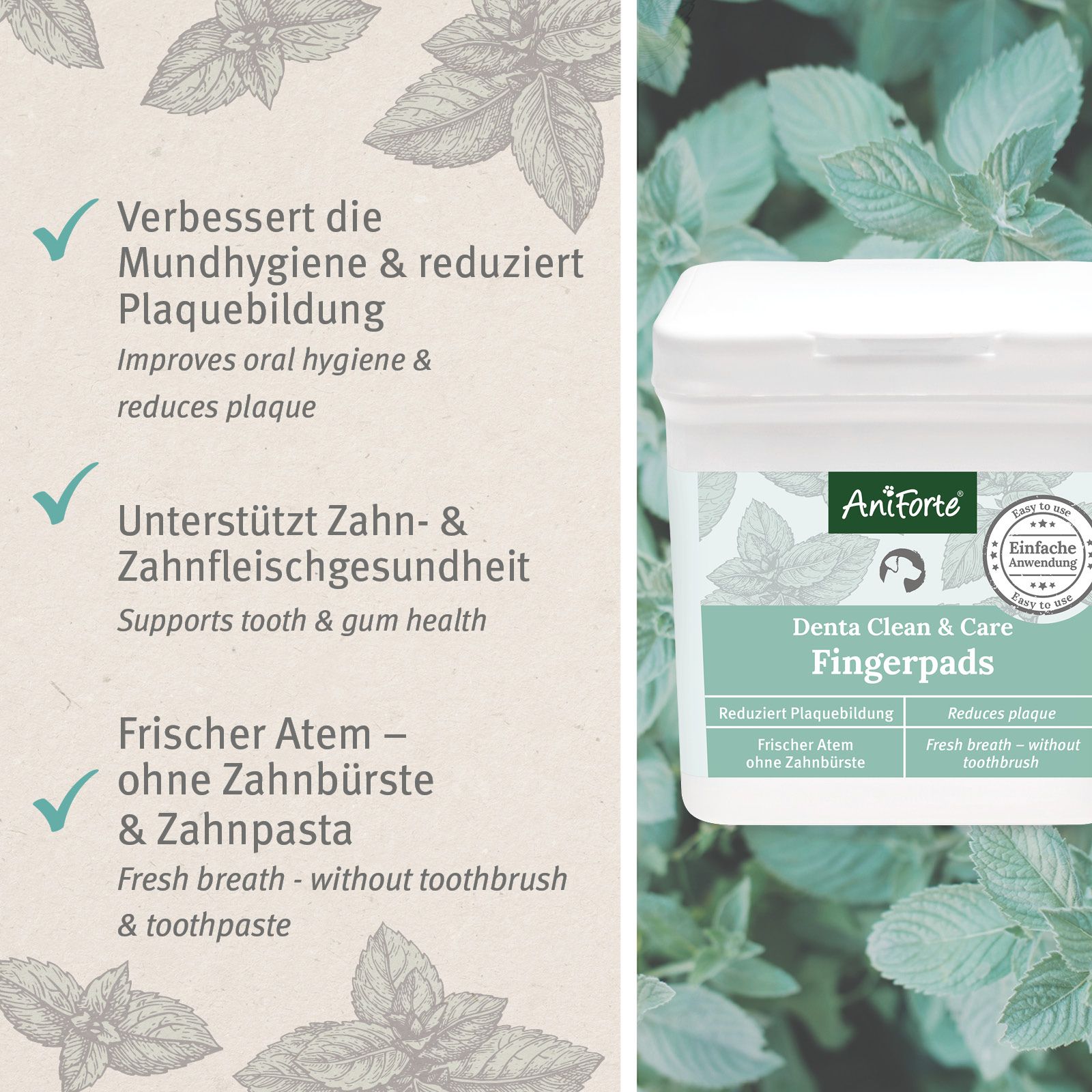AniForte Denta Clean & Care Fingerpads