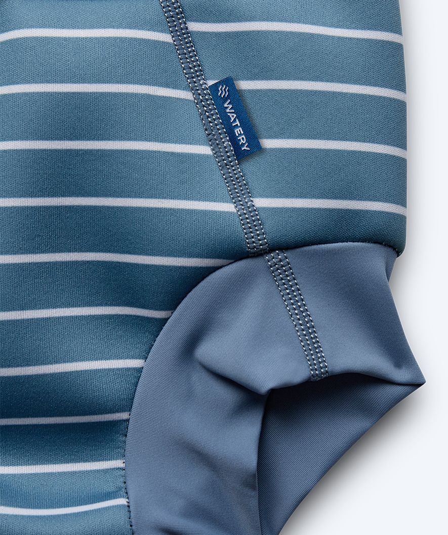 Watery blebadebukser til børn - Neoprene Swim Nappy - Nordic Blue Stripes