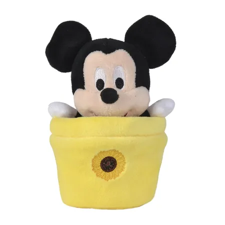 Simba Disney Blumentopf-Plüsch, 16cm, 1 Stück, 4-fach sortiert
