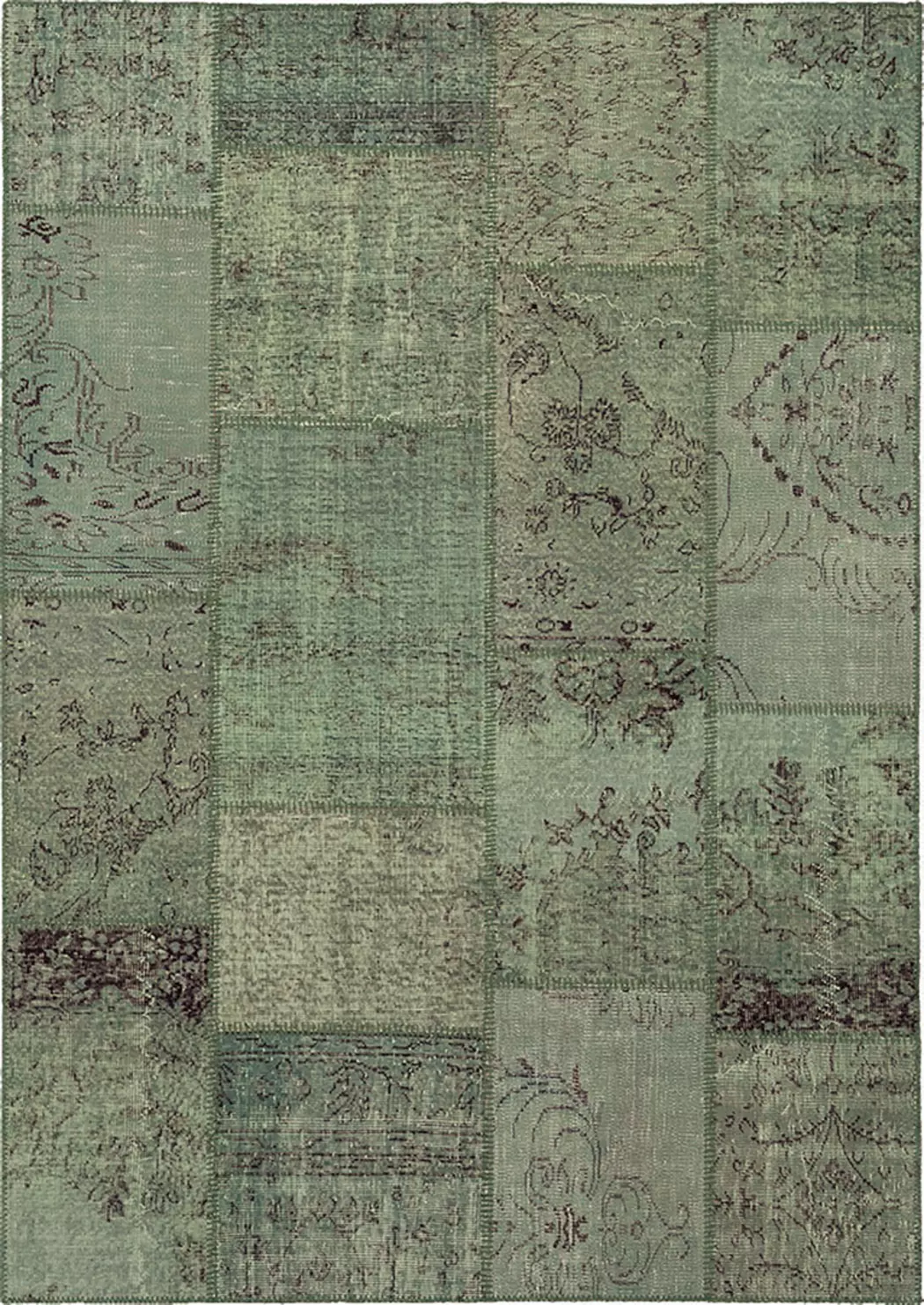 Vintage Teppich Patchwork 200 x 300 cm