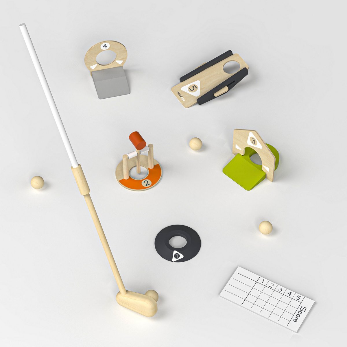 Mini Golf nomade en bois