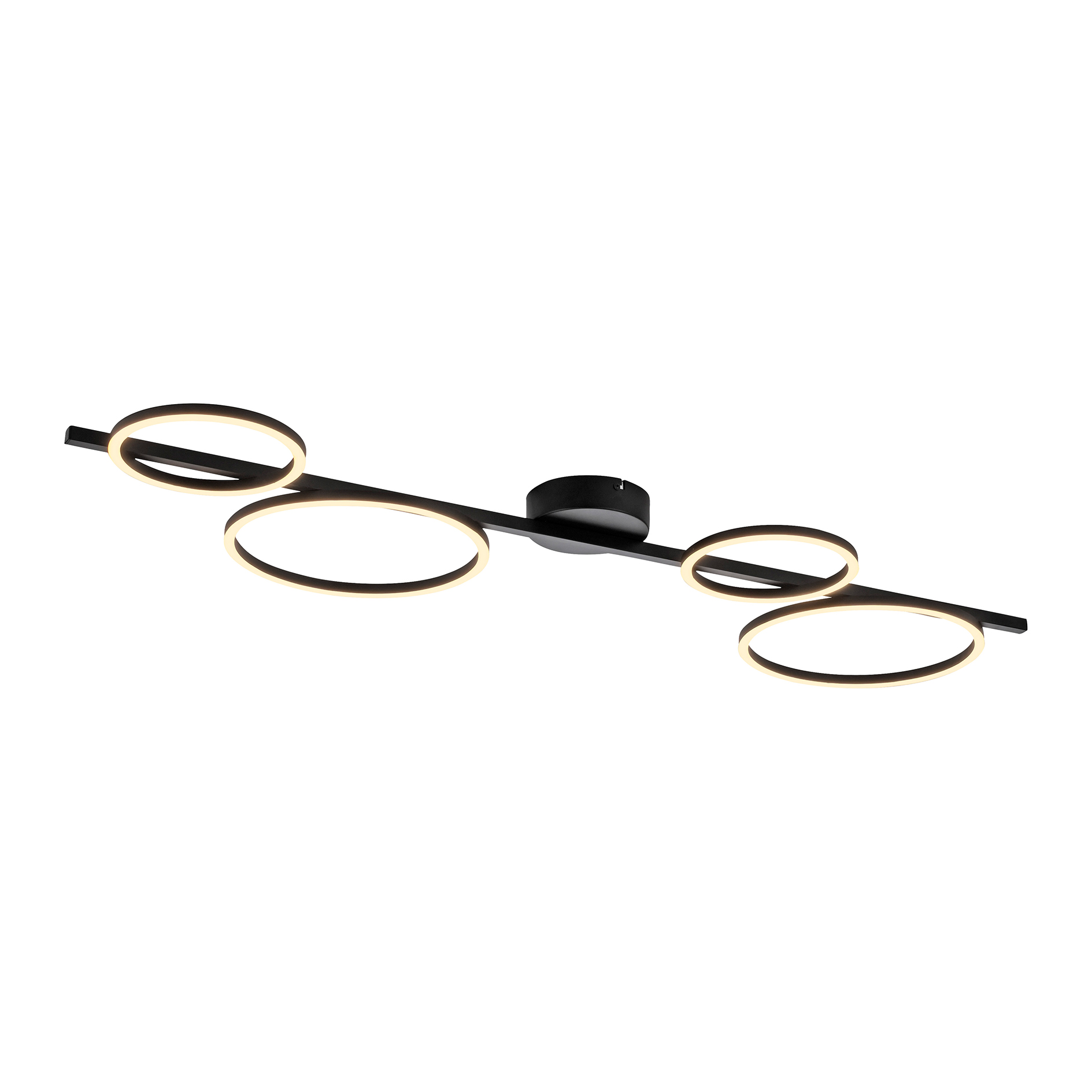 LED-Deckenleuchte - schwarz - dimmbar