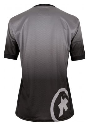 Maillot Manches Courtes Femme Assos Trail Diamond Gris