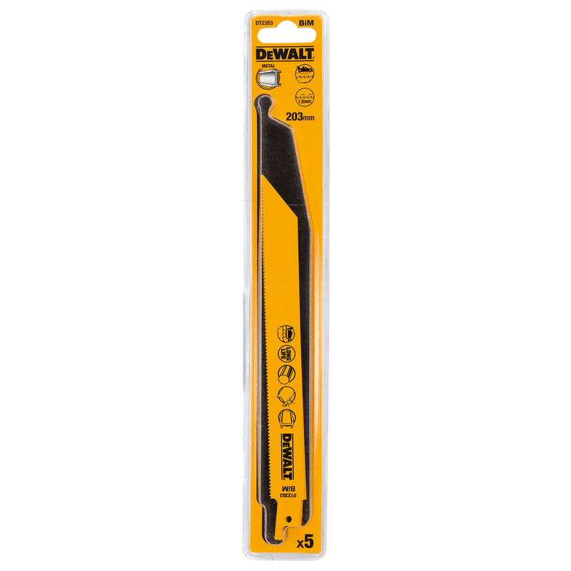 DeWALT reciprozaagblad ferro/non ferro BiM DT2353-QZ 203mm