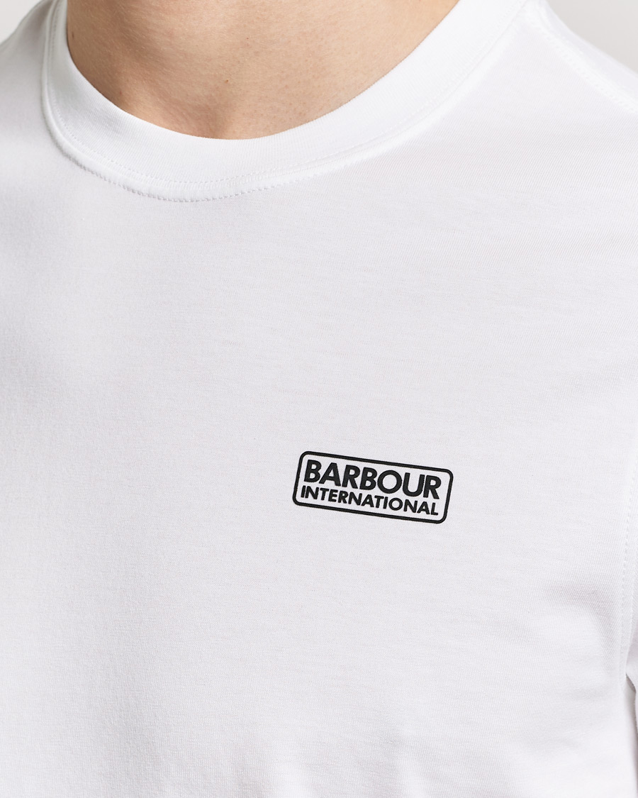 Barbour International Small Logo T-Shirt White/Black