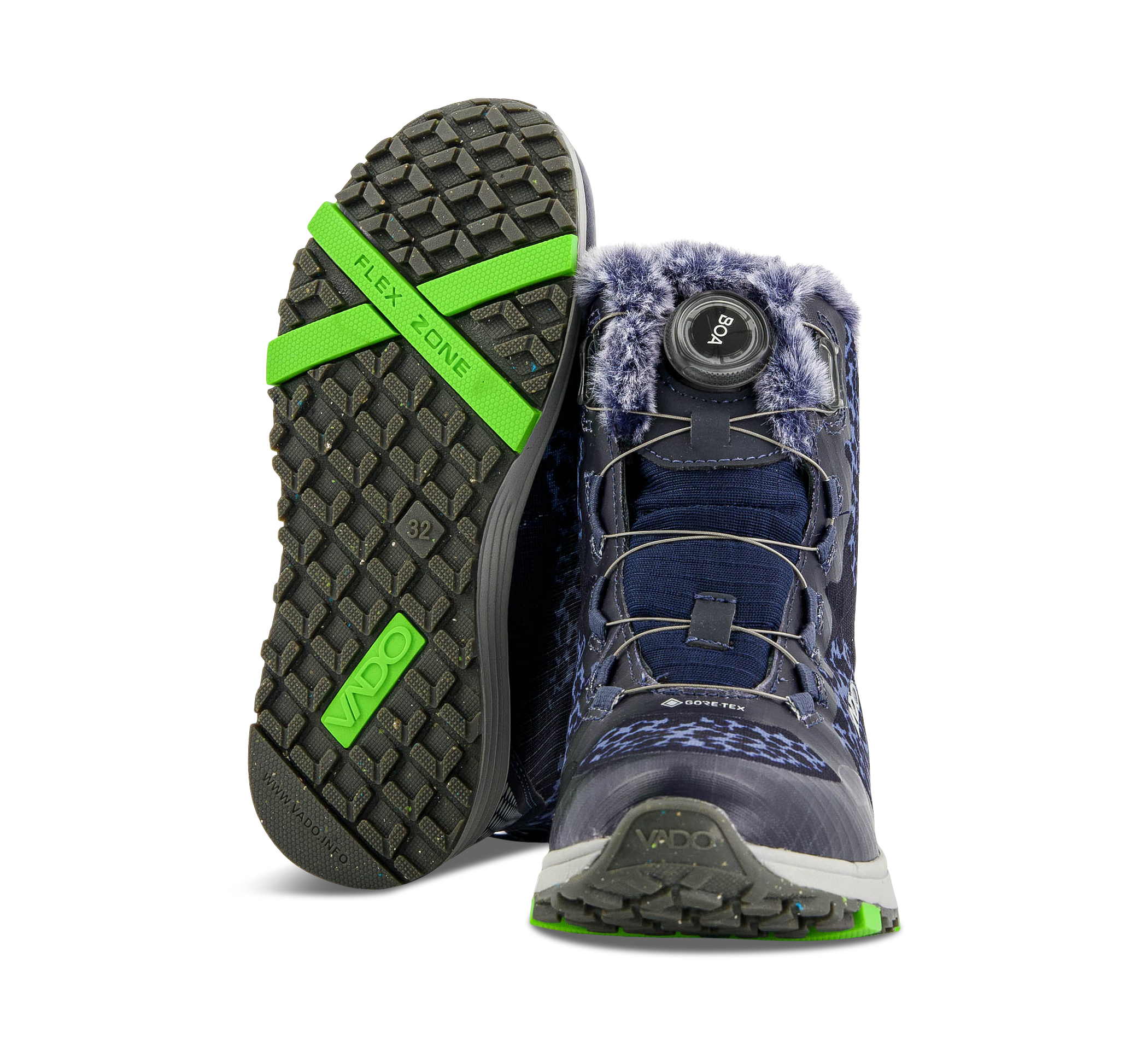 Vado Snow Hi BOA GTX blau