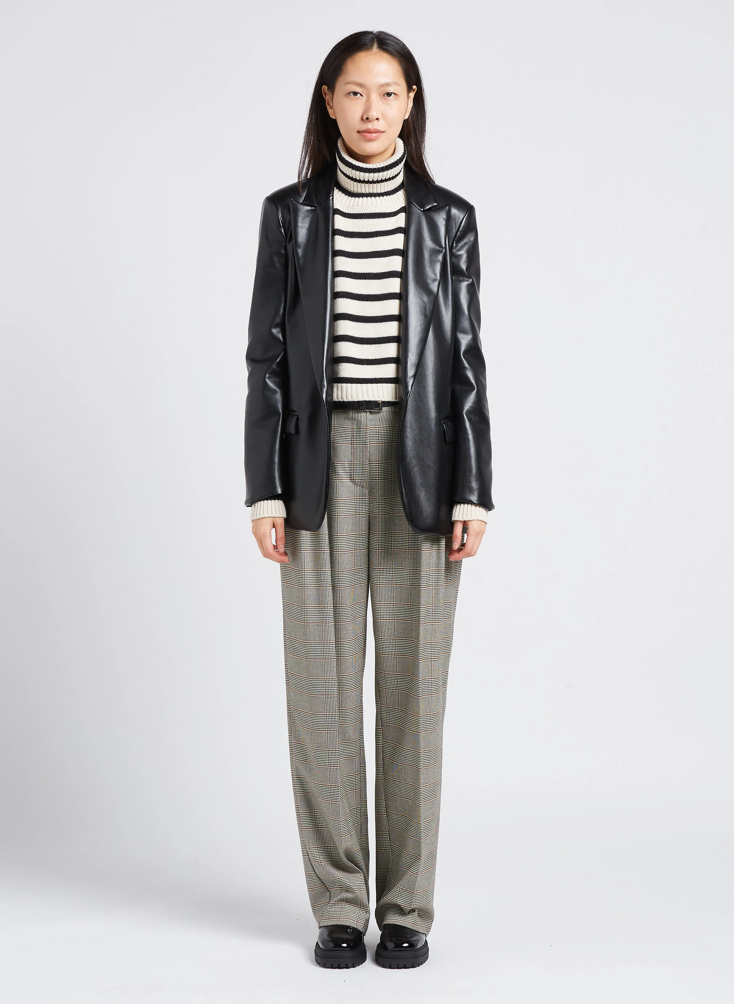 Blazer col tailleur| Noir