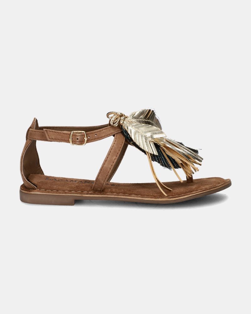Lazamani Sandalen  - bruin