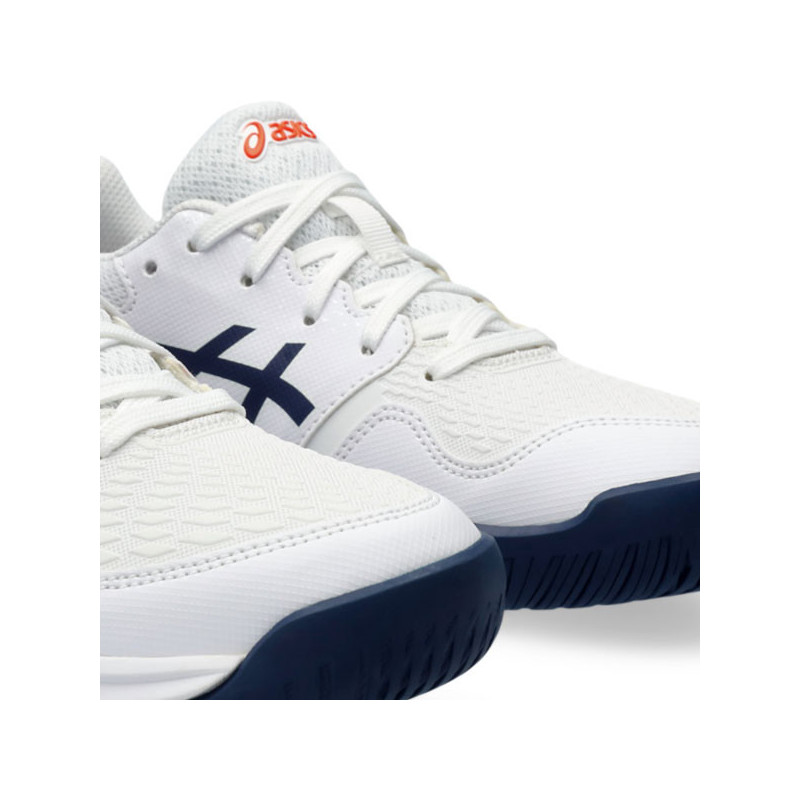 Asics Gel Resolution 9 GS junior blanc-rouge