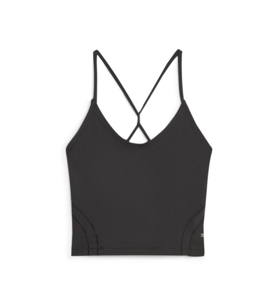 Top cropped de treino feminino Puma Studio Ultrabare