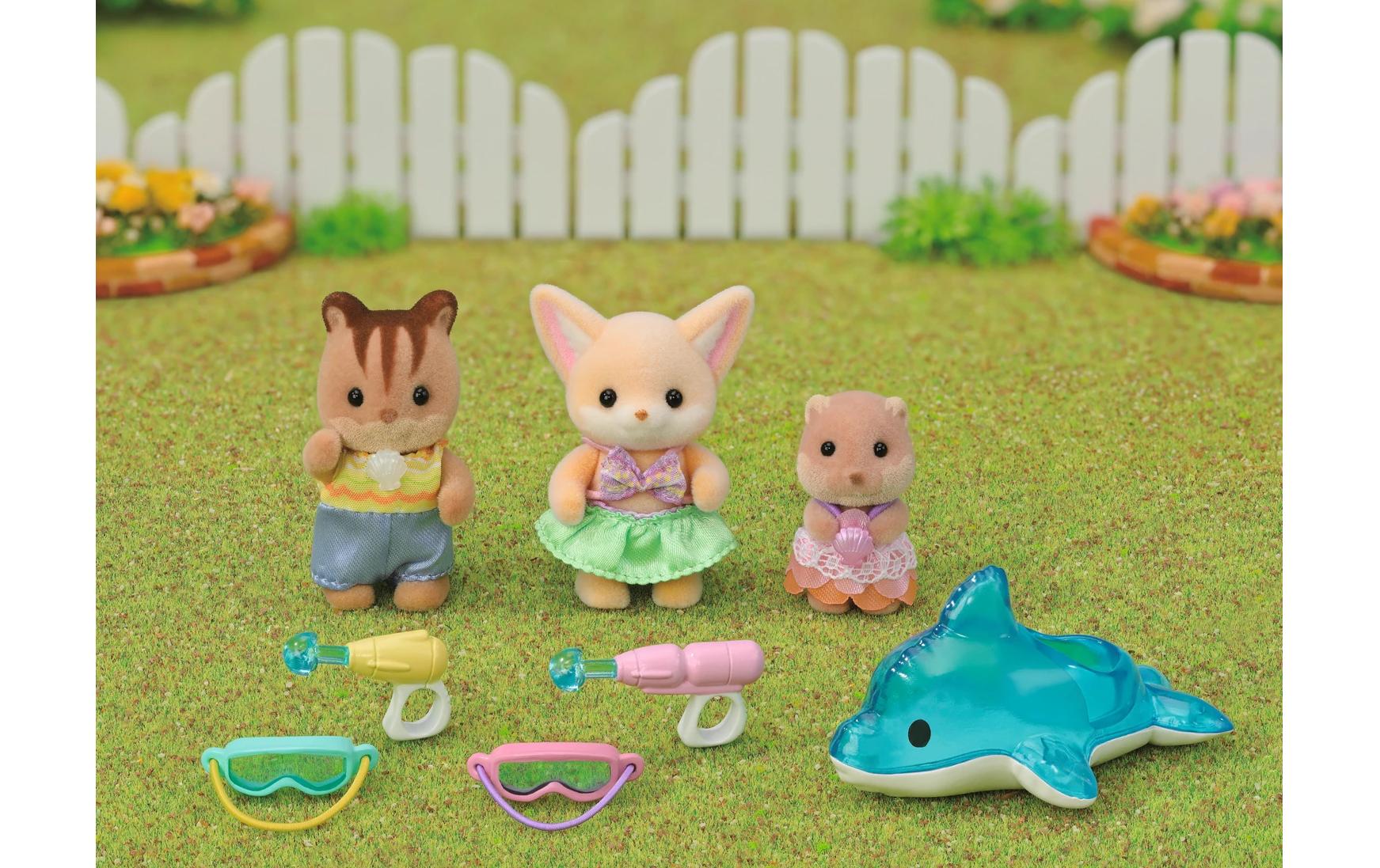 Sylvanian Families Erlebniskindergarten Freunde PoolspassFigurenset