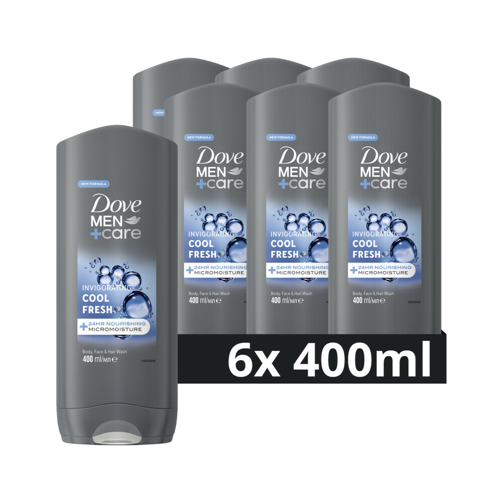 6x Dove Men Douchegel Cool Fresh400 ml