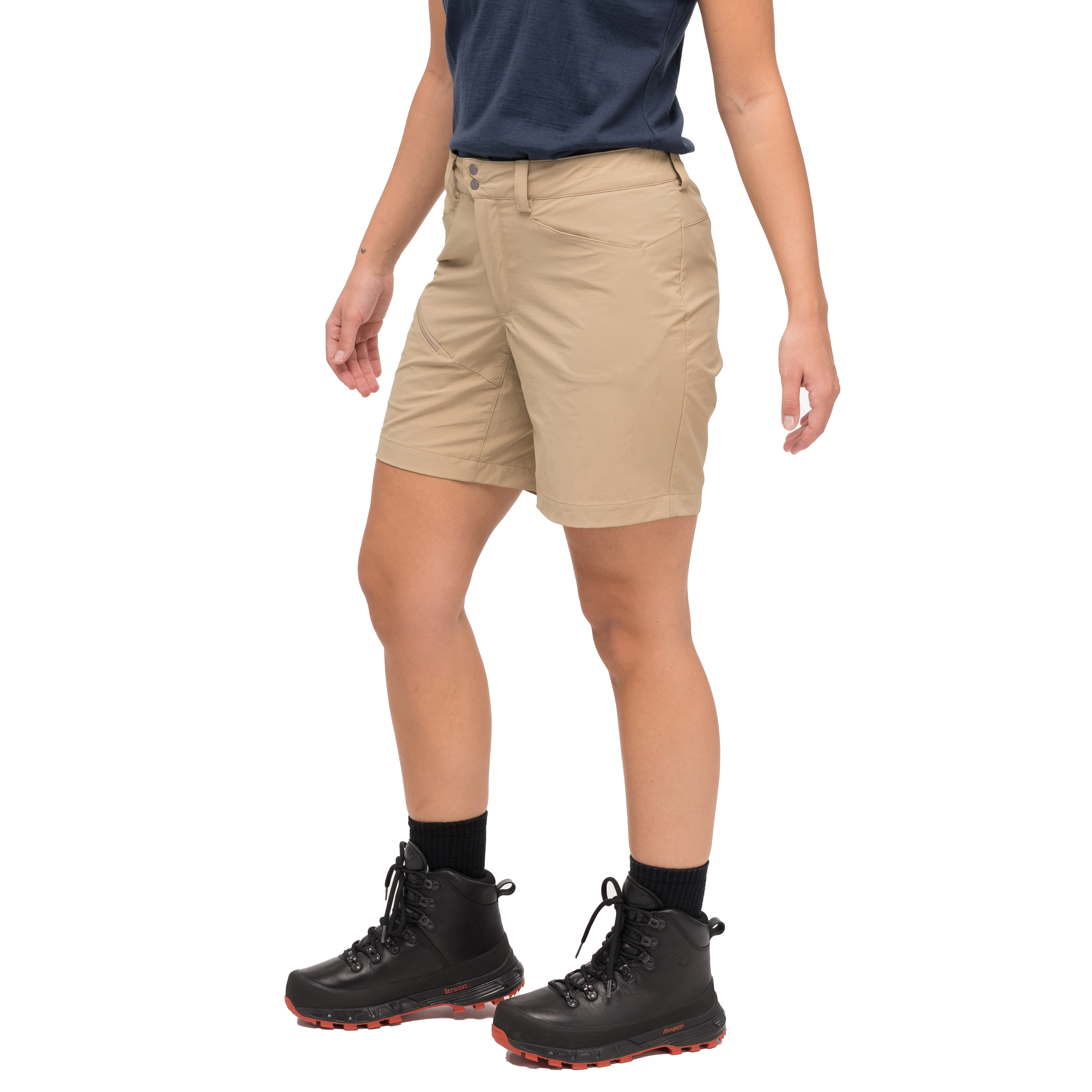 Rabot Light Softshell Shorts Women Warm Sand