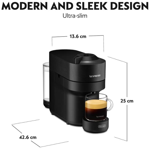 Nespresso Vertuo Pop x Oatly værdipakke fra DeLonghi (sort)