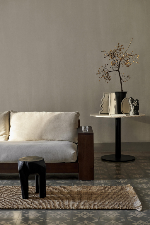 Ferm Living Edre 2-zits bank dark stained/natural