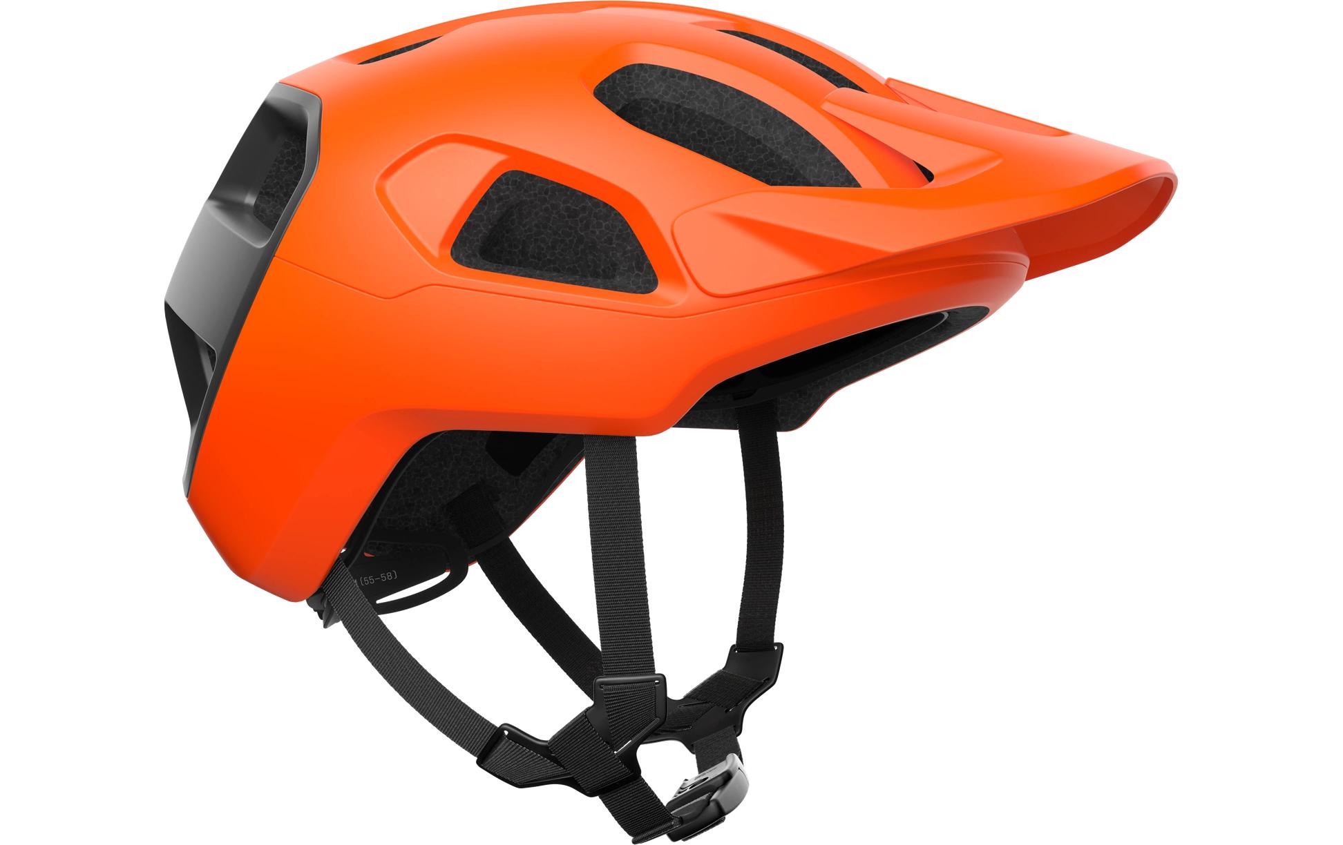 Helm Cularis Fluorescent Orange Matt/Uranium Schwarz Mat, L<br>Velohelm