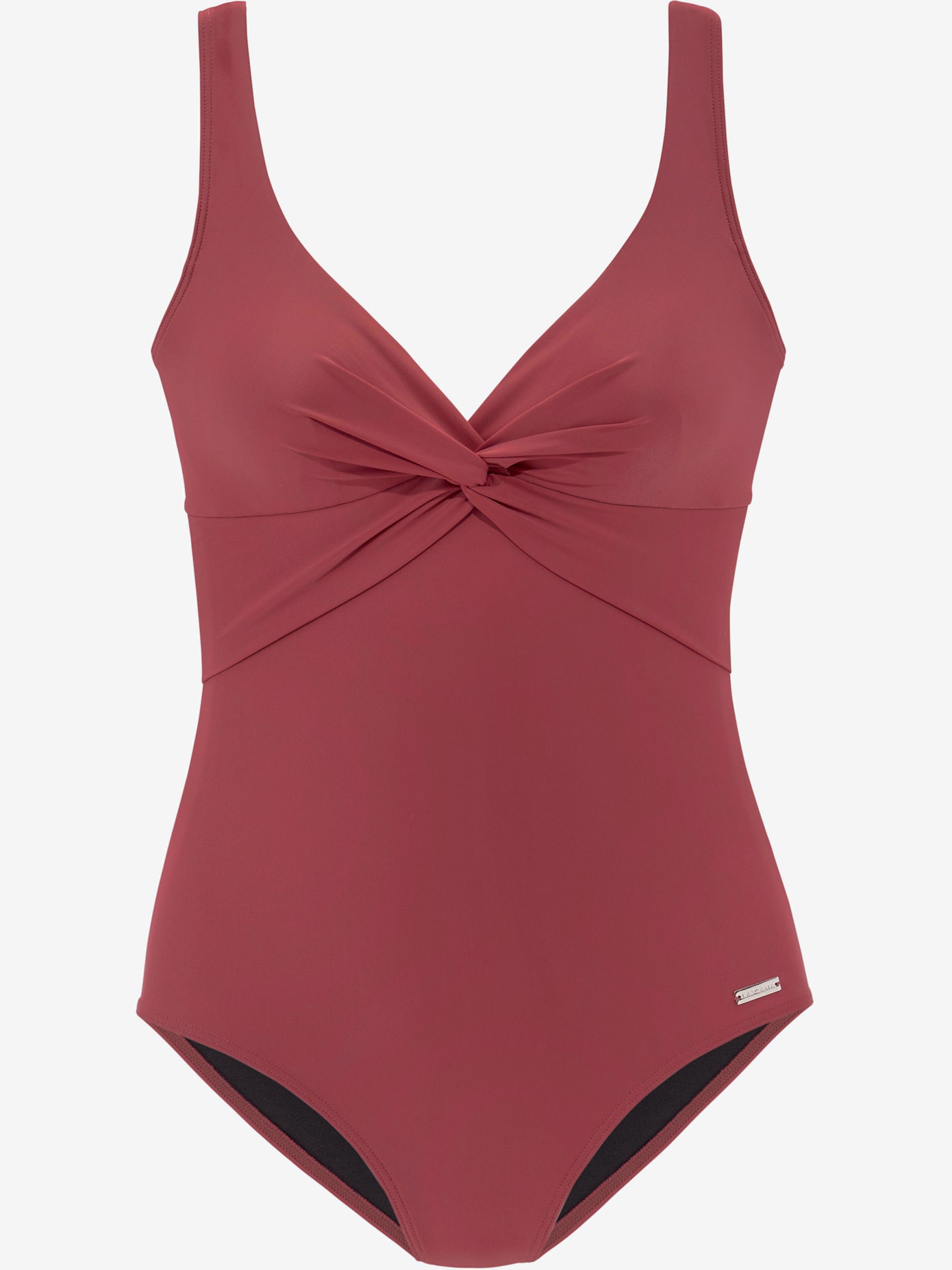 Maillot de bain tendance avec fronces et effet noué