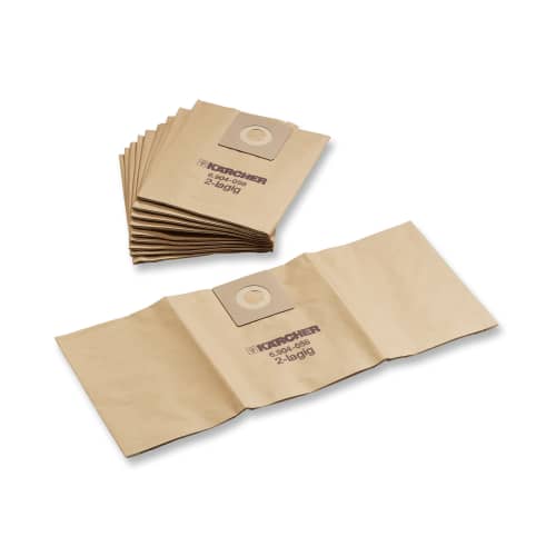 Sac filtrant papier pour aspirateurs Karcher