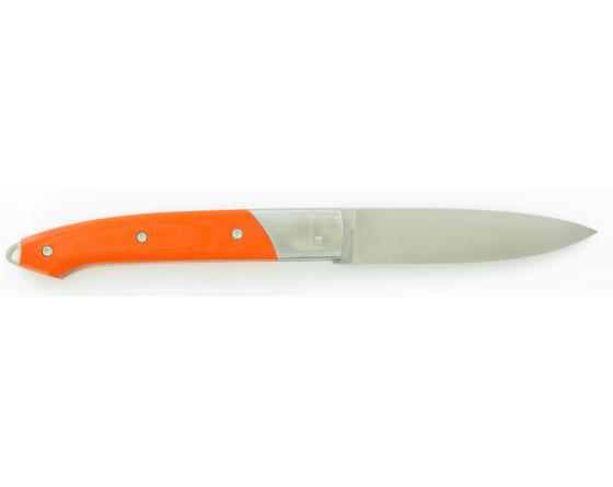 Le Bitord G10 orange - 1 mitre Couteau de poche par David Ponson