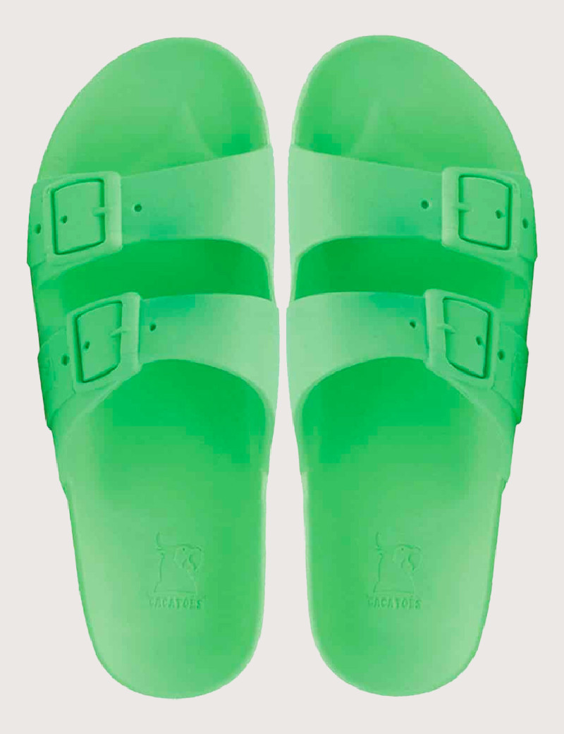 CACATOES SANDALES HOMME BAHIA VERT FLUO