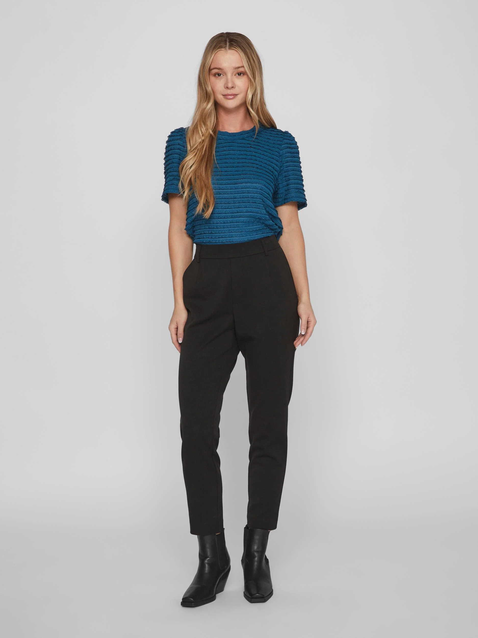 Vila  Vivarone Slim bukser - sort