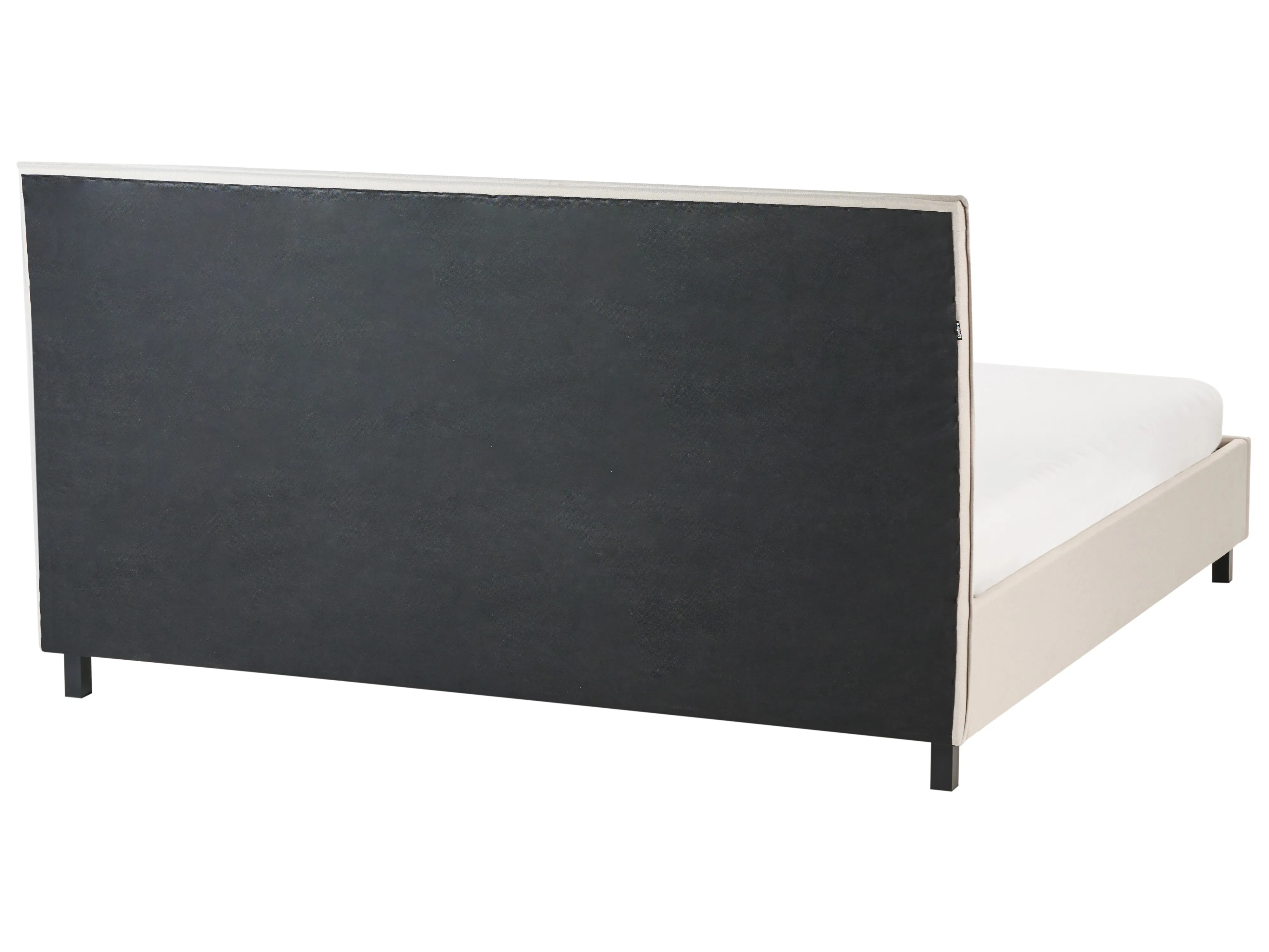 Bed Stof SENNEZ 180 x 200 cm Beige