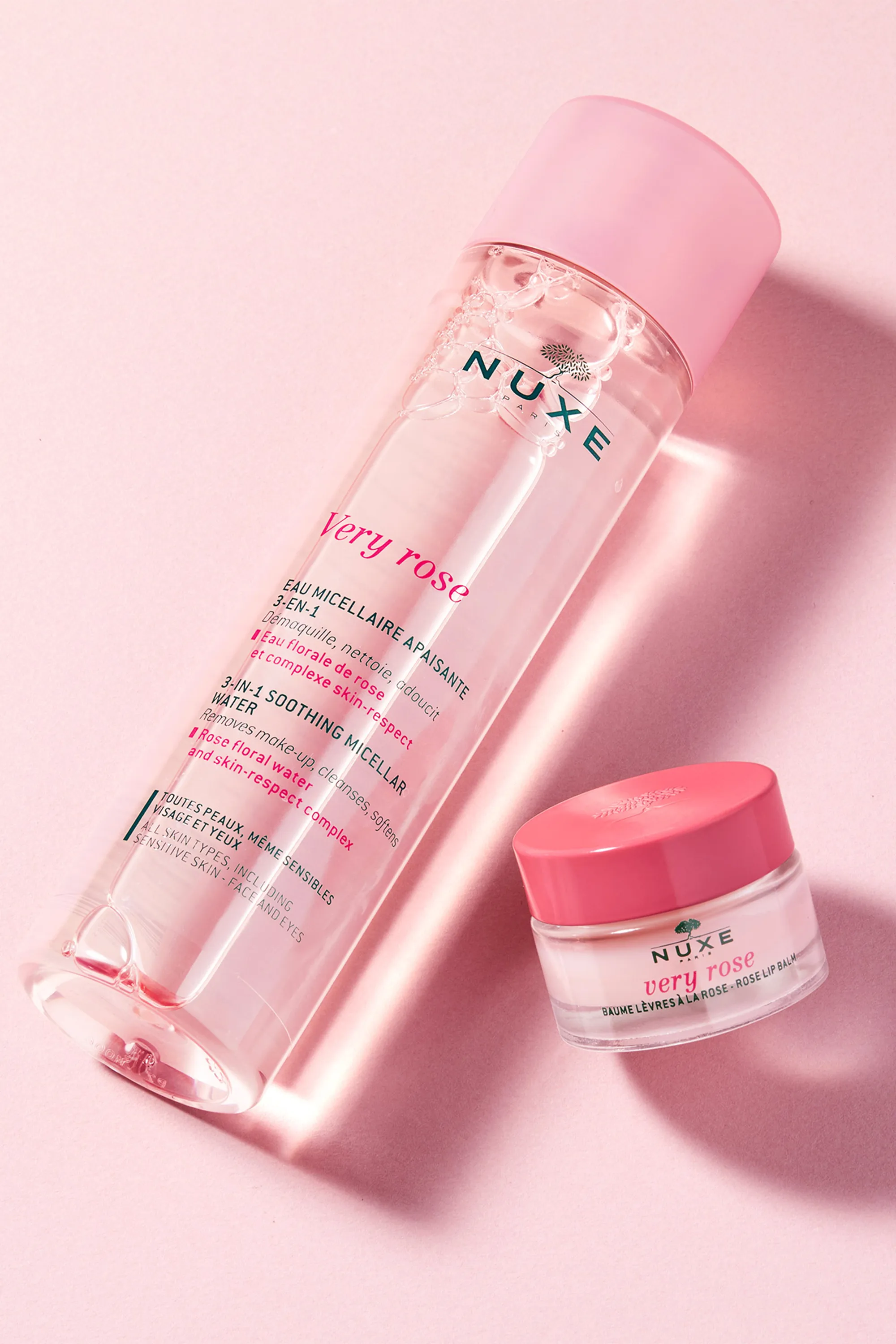 Nuxe Eau micellaire hydratante 3-en-1 Very Rose-200 ml