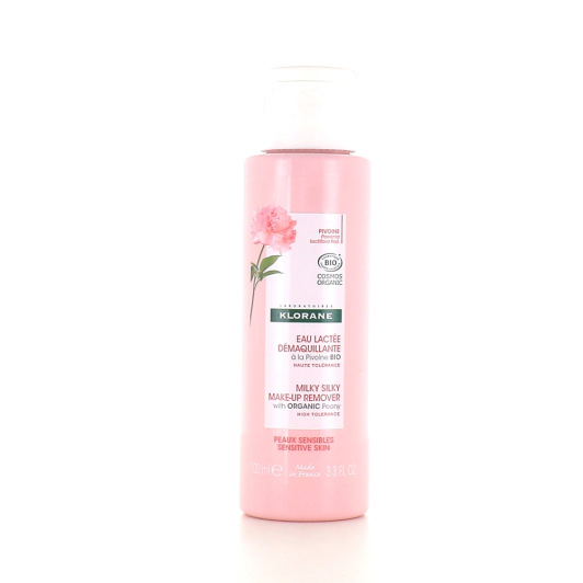 Klorane Pivoine eau lactée démaquillante bio - Peau sensible