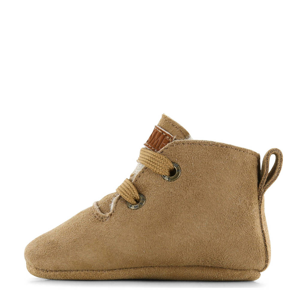 Shoesme suède baby schoenen cognac