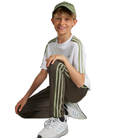 adidas Performance Tr?ningsbukser - U TR-ES 3S -  Grøn