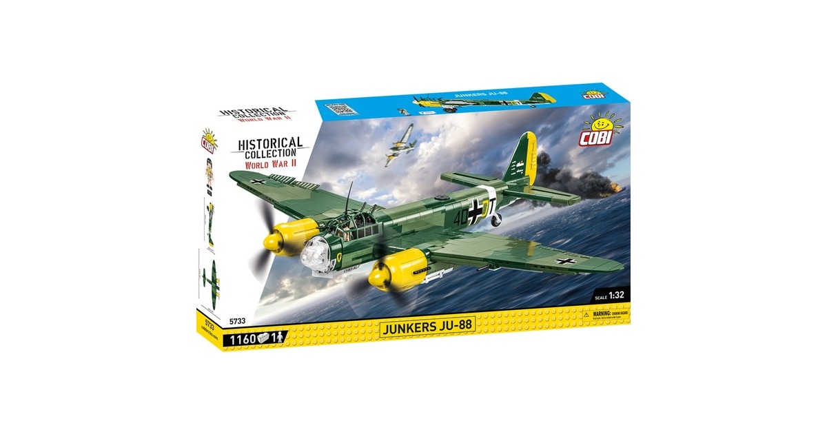 COBIHistorical Collection - Junkers Ju 88 Constructiespeelgoed  (Schaal 1:32)