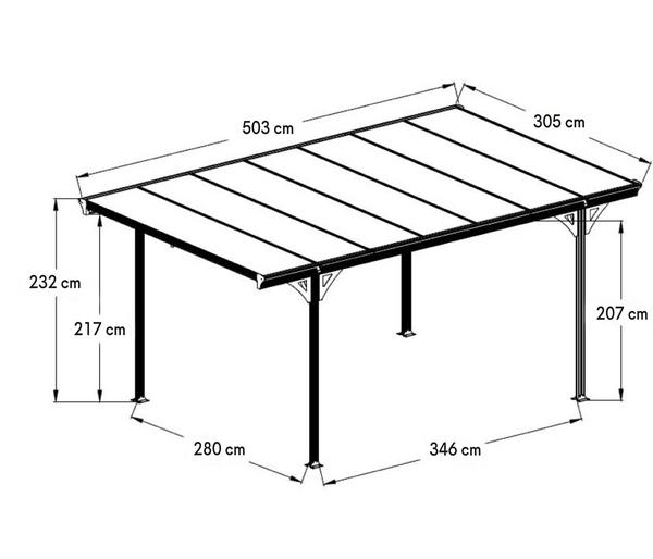 Westmann Aluminium-Carport Helsinki, ca.