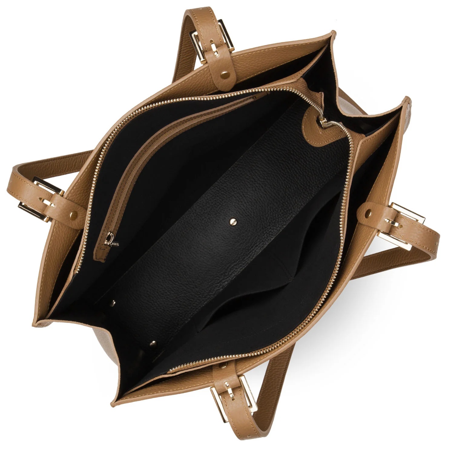 Foulonné Double-Grand sac cabas épaule
