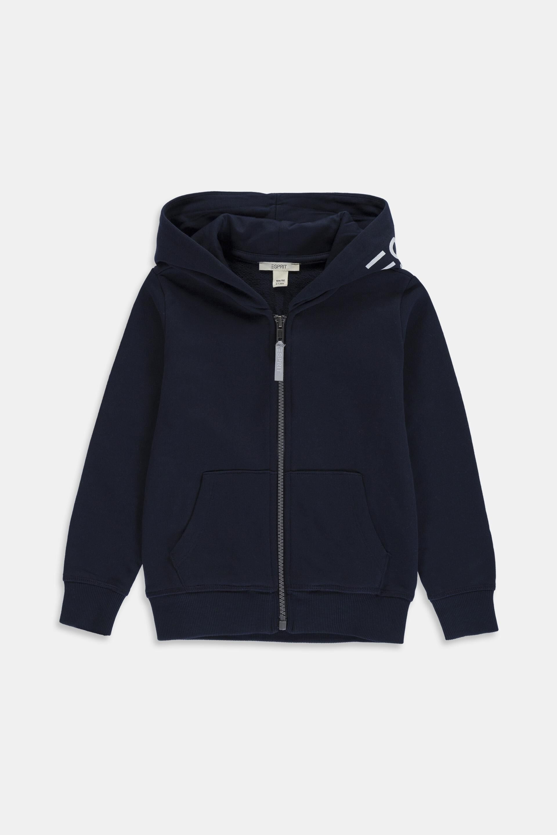 Sweat à capuche et imprimé logo, 100 % coton