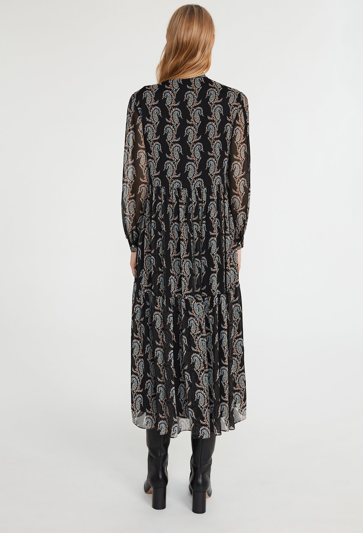 Robe longue imprimee