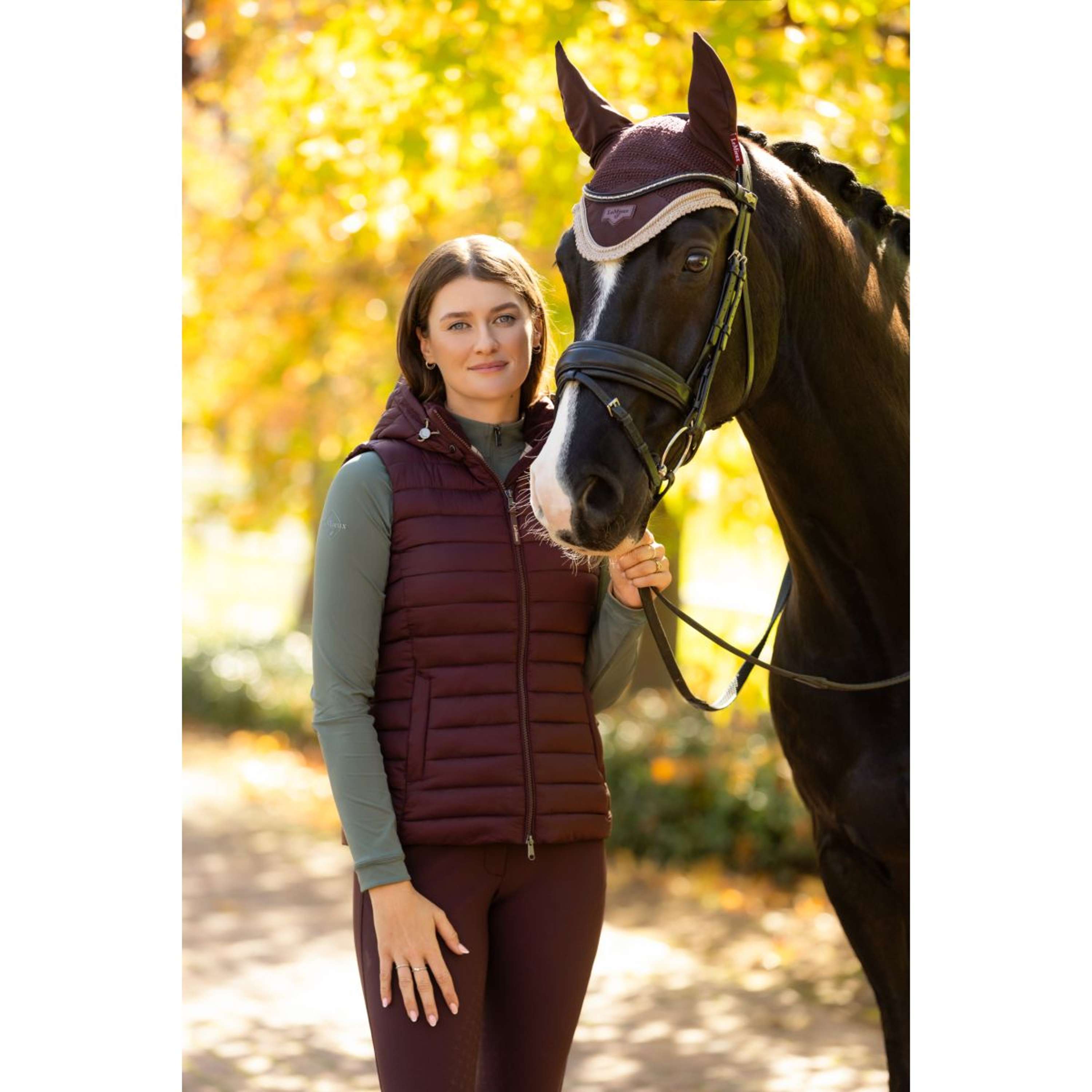 LeMieux Bodywarmer Rose Damson