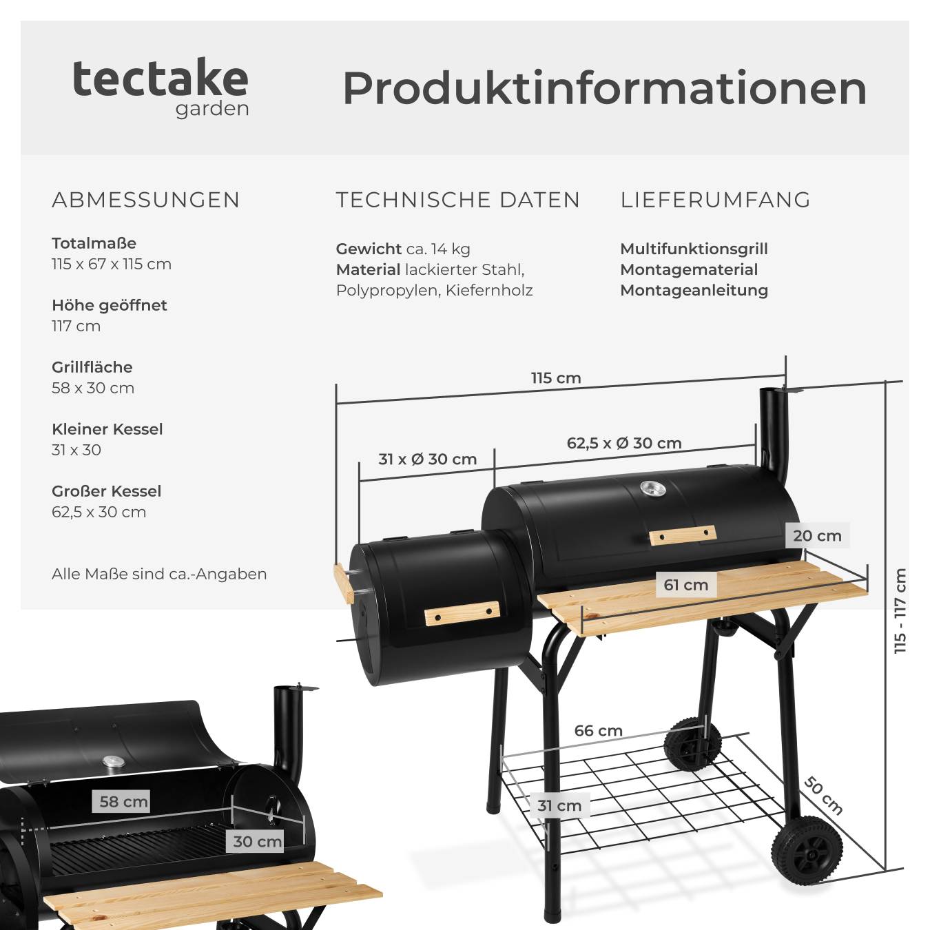 Holzkohlegrill