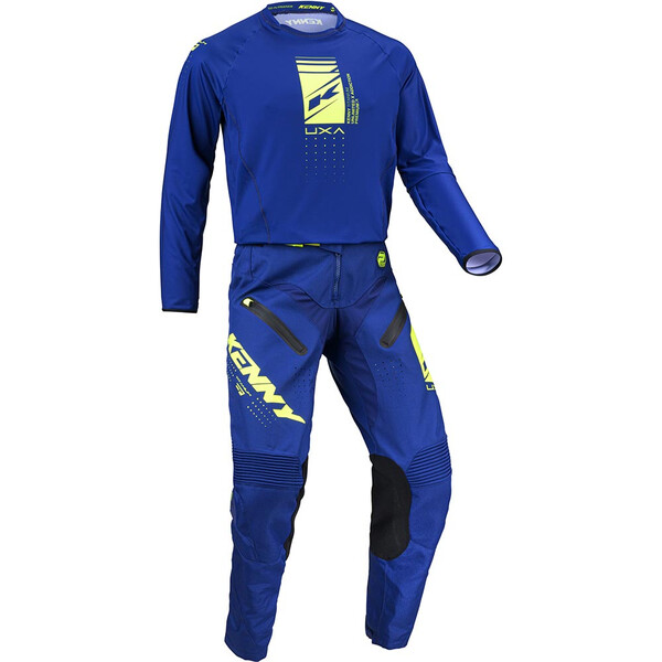 Kenny - Maillot Titanium Solid Navy / Jaune