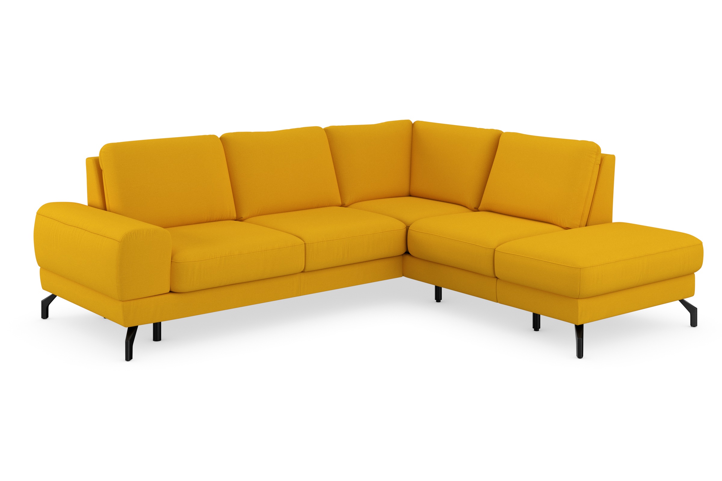 sit&more Ecksofa »Cinturo L-Form« inklusive Sitztiefenverstellung und Federkern, Sitzhöhe 45 cm