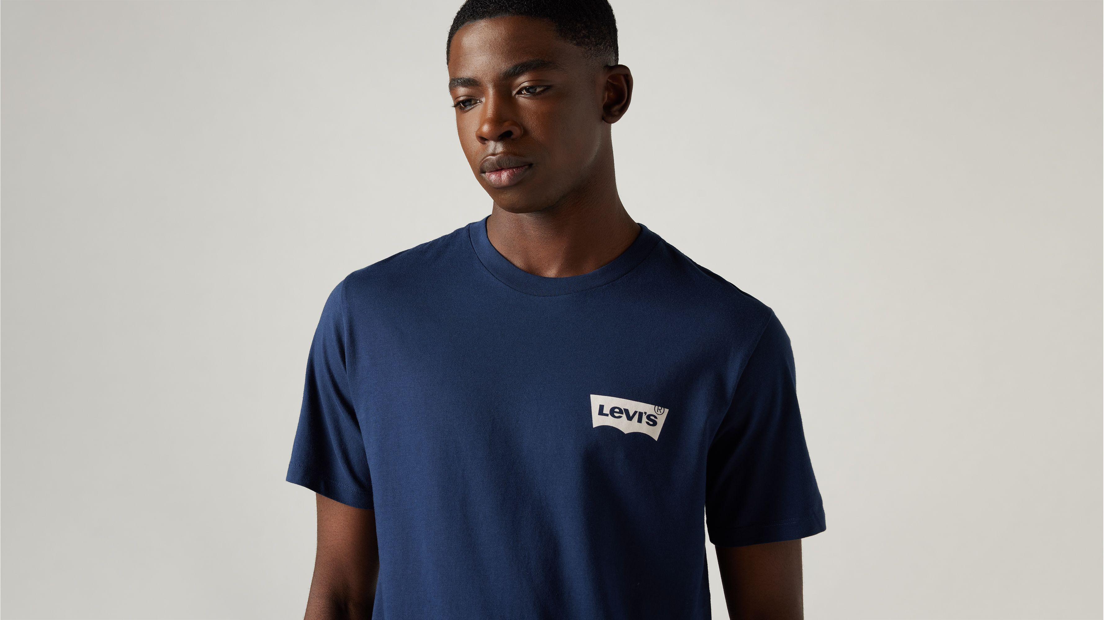 Classic Graphic Tee - Dress Blues - Bleu