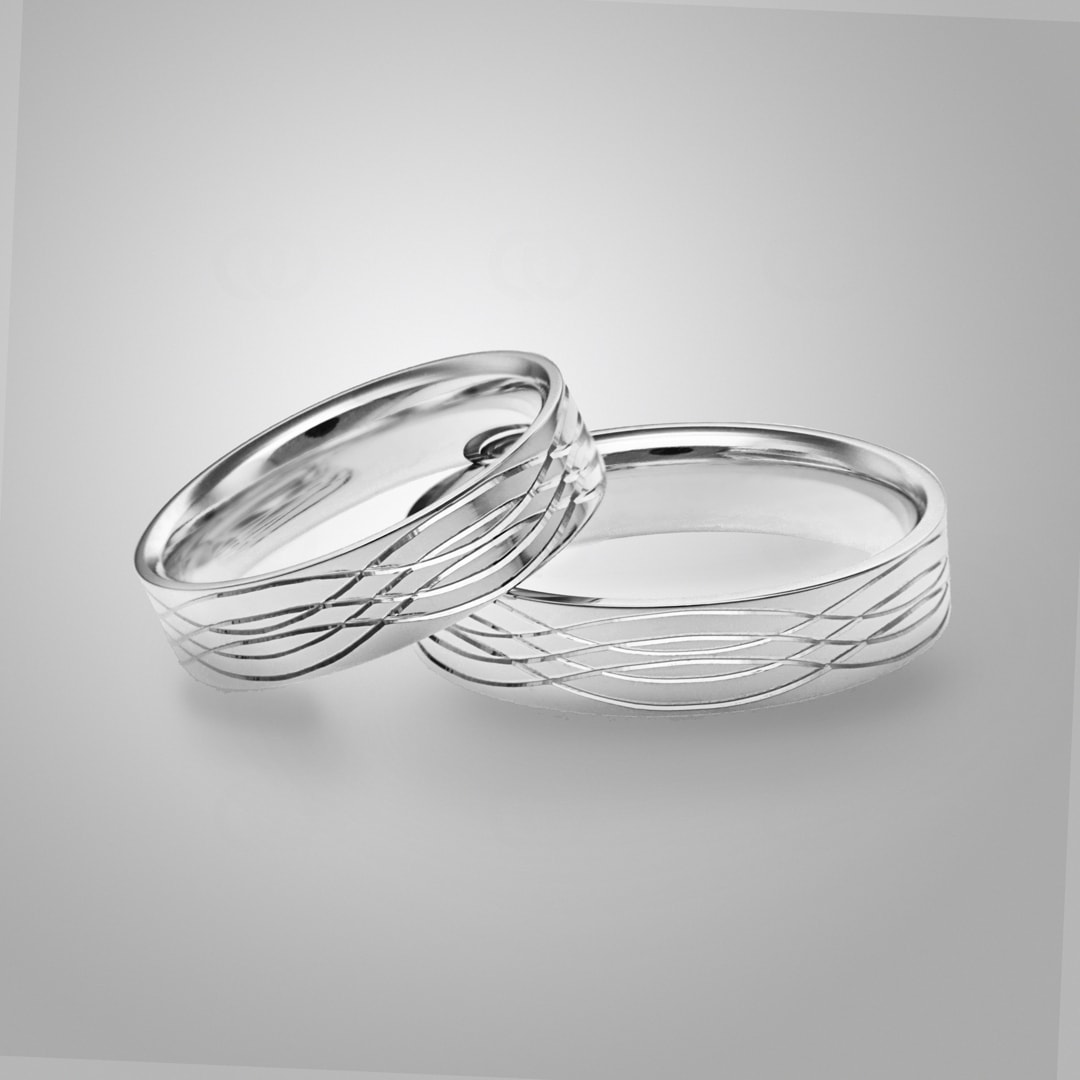 Paarringe 925 Silber Novara