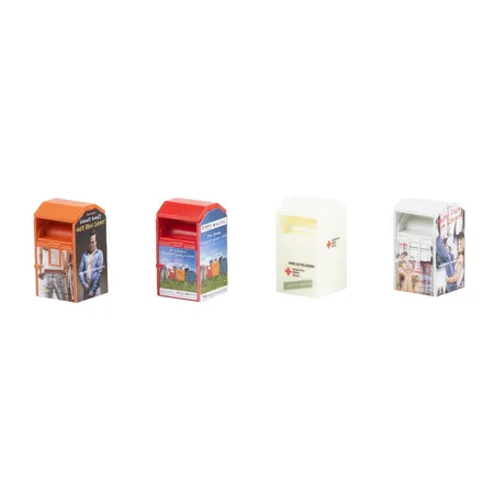 Faller 180341 - 4 Altkleidercontainer