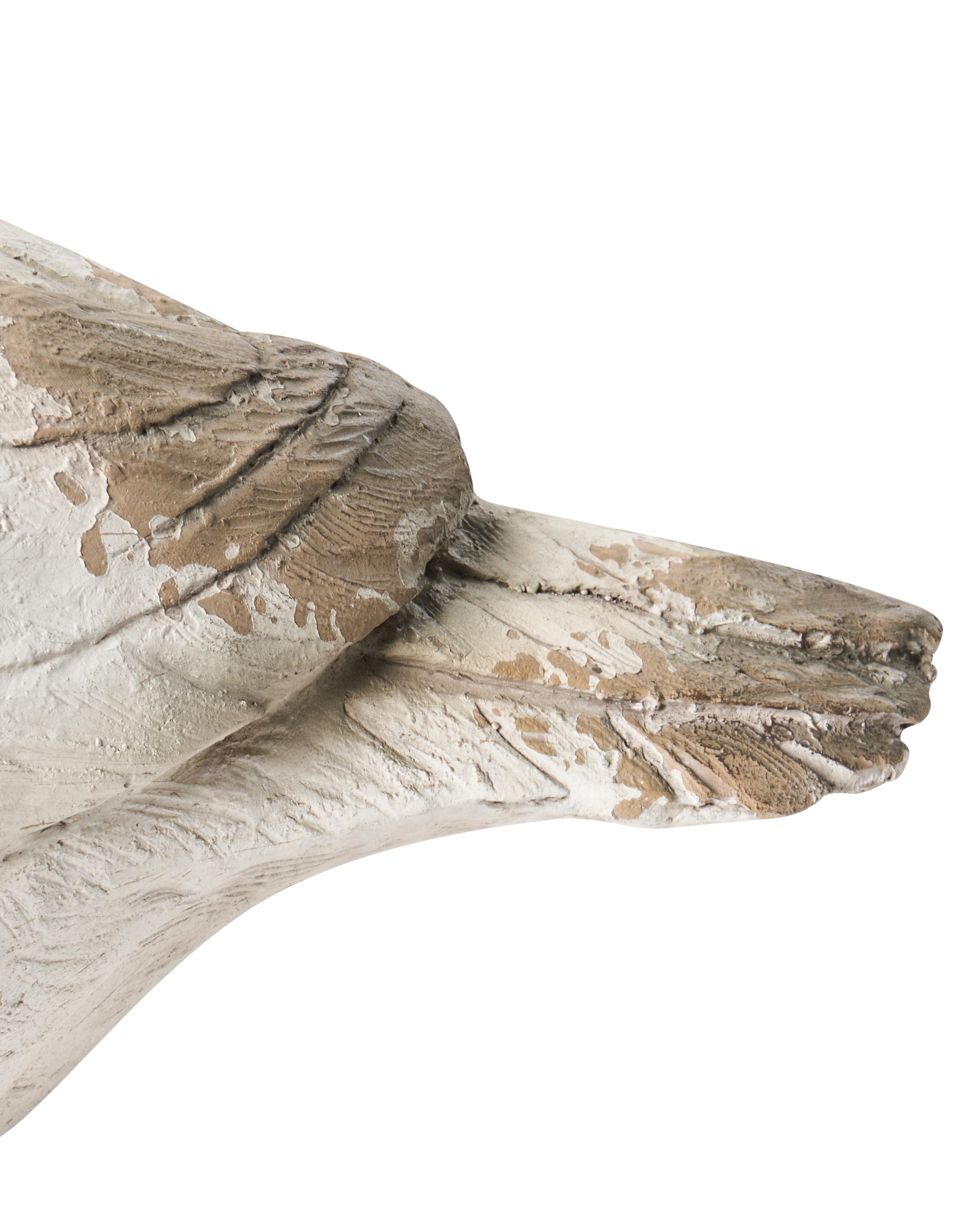 Set van 3 tuinbeelden ANGHIARI Vogel Beige